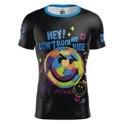 Maglietta A Maniche Corte Smiley Festival Multicolour M