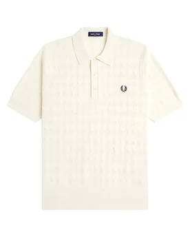 Poloshirt creme M herren - Fred perry - FashionsVida