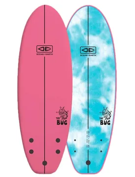 Planche De Surf The Bug 4´8´´ Pink 142.2 cm unisex - Ocean & Earth - FashionsVida