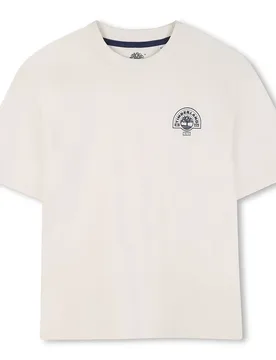 T-shirt à Manches Courtes T60793 Ivory 14 Années Garçon - Timberland - FashionsVida