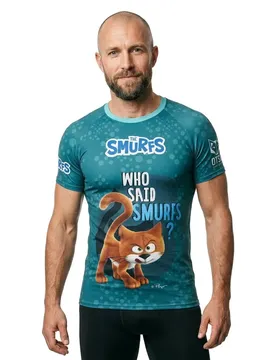 Maglietta A Maniche Corte Smurfs Gargamel Blue L