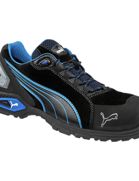 Chaussures de sécurité S3L FO SR Puma Rio noires/bleues Noir