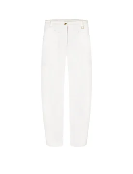 Pantalon Barrel Fit OCEAN crème 40/L28 - Cambio - FashionsVida