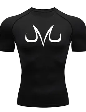Men's Bat Pattern Compression Shirt, Gym Short Sleeved T-shirt, Training, Running, Summer Quick Drying Sports T-shirt - Aliexpress - FashionsVida
