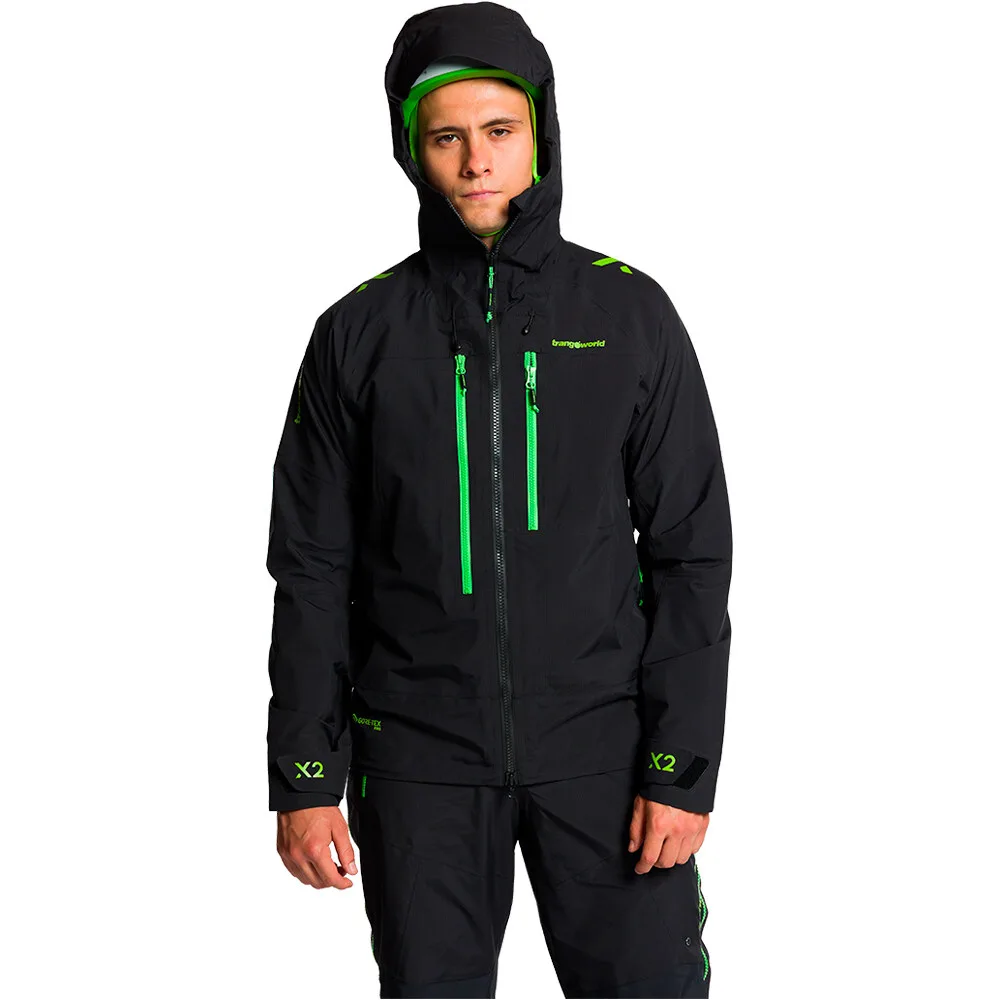 Trx2 shell lt evo chaqueta impermeable hombre Negro (S) - Trango - FashionsVida