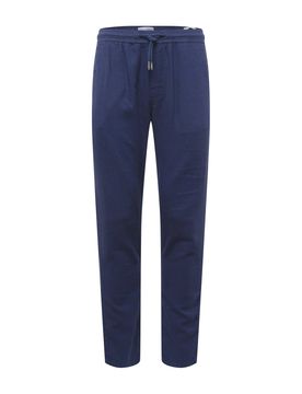 Solid Pantalón azul oscuro