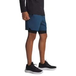 Short Vanish Woven 2in1 Sts Blue M