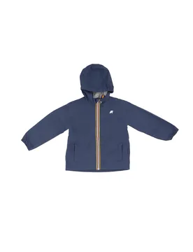 Kway bambino giubbotto k41335w b67 p. jack stretch nylon jersey blue - K-way - FashionsVida