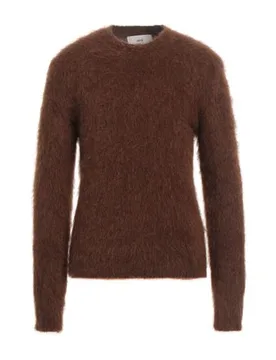 Pullover Hombre Marrón L Hombre - Ami Alexandre Mattiussi - FashionsVida