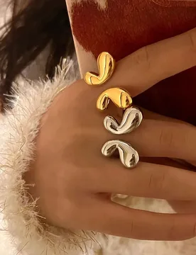Stainless Steel PVD 18K Gold Plated Tarnish Waterproof Wings Rings For Woman Jewelry Wholesale INS - Aliexpress - FashionsVida