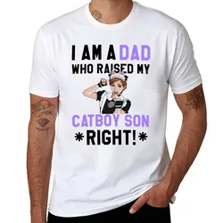 Catboy Son (Dad) T-Shirt t shirt personalised t shirts for man pack white T-Shirt