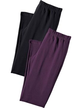 VIVANCE Leggings burdeos / negro