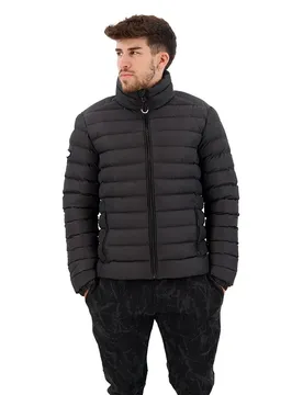 Giacca Imbottita Fuji Embroidered Black L