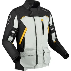 Giubbotto Moto ZEPHYR Nero Grigio Giallo taglia M