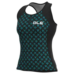 Maglietta Senza Maniche Helios Black / Turquoise