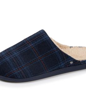 Chaussons mules Tartan bleus tartan bleu 43
