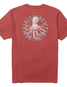 T-shirt à Manches Courtes Tentacles Premium Washed Red S