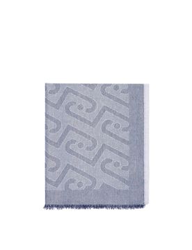 Foulard misto viscosa AZZURRO POLVERE U
