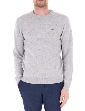 Maglione misto lana GRIGIO CHIARO XXL - Sun68 - FashionsVida
