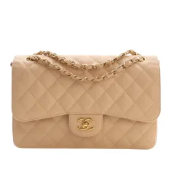 Jumbo Classic Caviar Double Flap