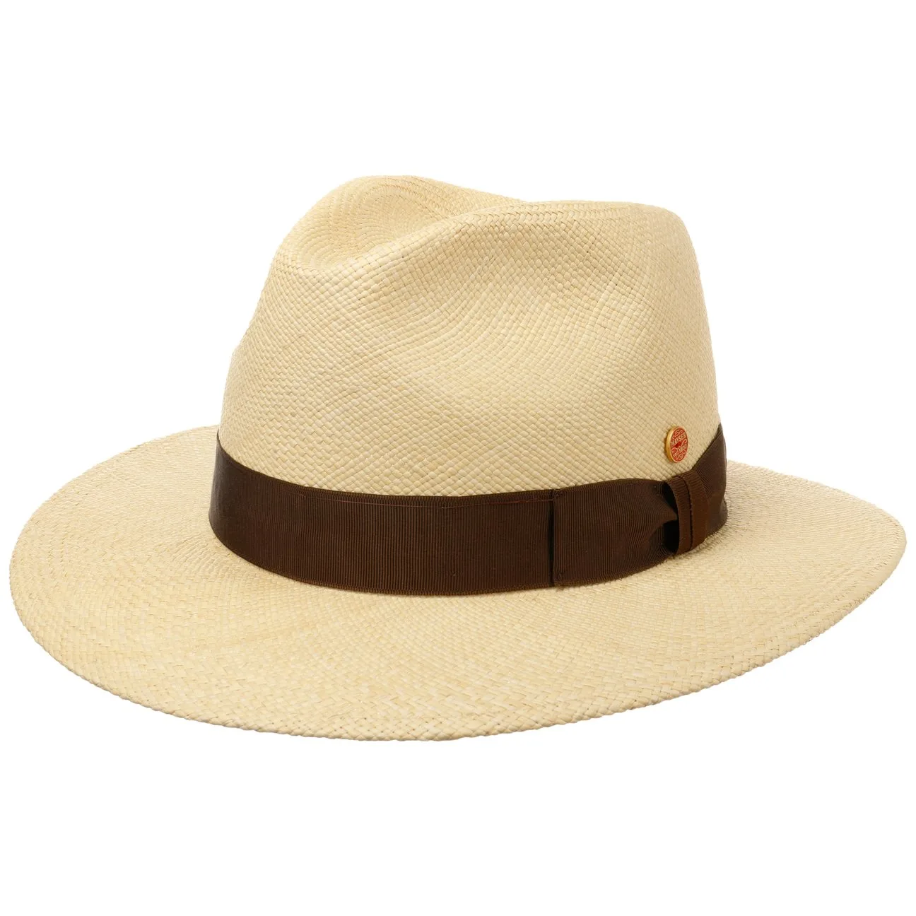 Brown Menton Panama Hat by - nature - Size: 57 cm - Mayser - FashionsVida
