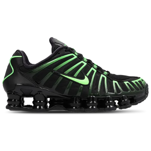 Shox Men's Sneakers - Black - Size 7 - Synthetics, Textile - Black - Size: 7 - Nike - FashionsVida