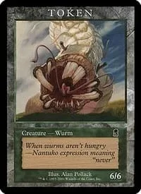 Wurm Token (Odyssey Magic Player Rewards) Promotional Cards - Magic: The Gathering - FashionsVida