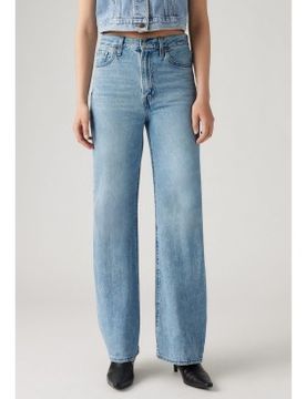 Para mujer. A6081-0002 Jeans Ribcage Wide Leg (25/30), Casual, Algodón, Denim