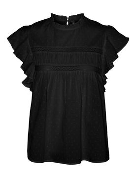 VERO MODA Blusa 'VMTrine' negro