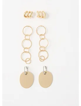Sfera - Set pendientes arandelas - Sfera - FashionsVida