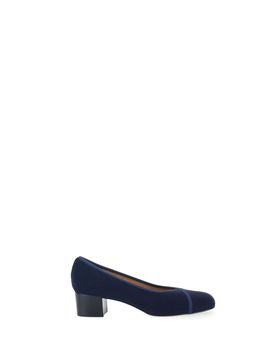 Ballerine con tacco BLU NAVY 39