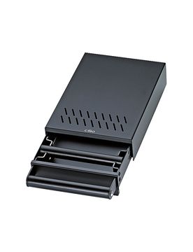 Sudschublade BARISTA Edelst. Schwarz schwarz baby