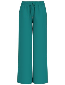 Pantalone jogger wide leg verde Ines W5GB11 WH9C2 G8E0