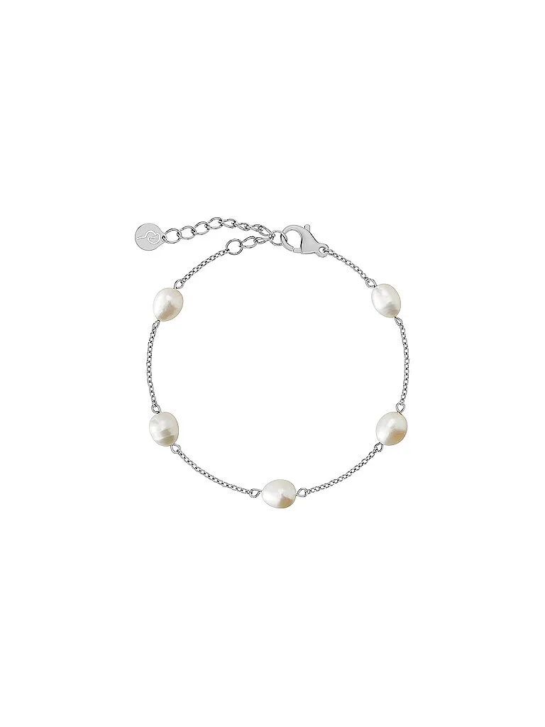 Pulsera PERLA MULTI Acero plata - Edblad - FashionsVida