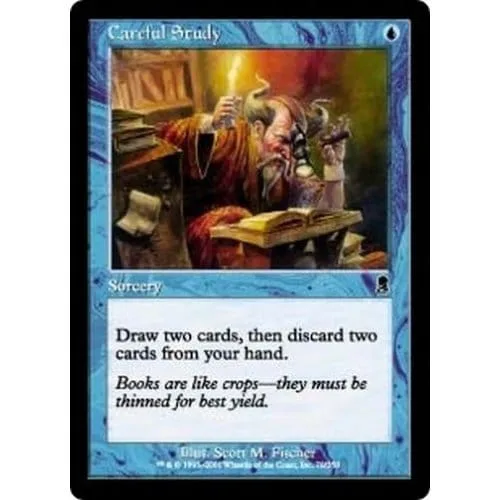 Careful Study (foil) Odyssey - Magic: The Gathering - FashionsVida