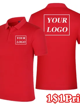 Summer Quick-drying Polo Shirt Custom Print Logo Jerseys Individual Group Personalized Custom Embroidery LOGO Polo Tees Top - Aliexpress - FashionsVida