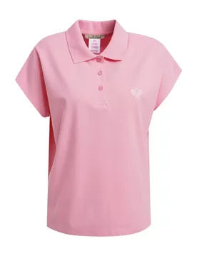 OVERSIZE POLO PIQUE T-SHIRT female - XXL - FashionsVida
