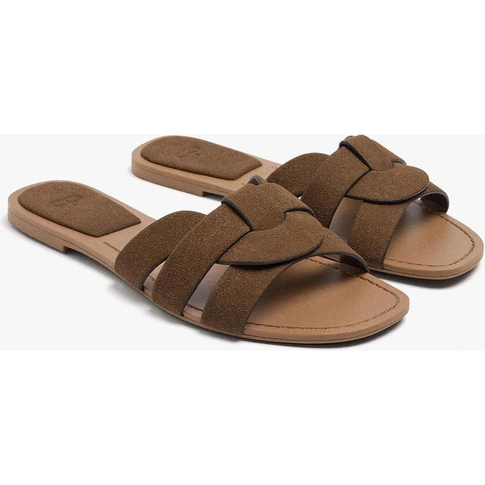 Sandalias de pala de mujer con tira en liso - Parfois - FashionsVida