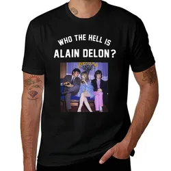 Alain Delon T-Shirt Simple Casual Short Sleeve Cotton T-Shirt