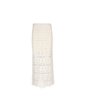 Maxirock OCTAVIA creme L damen