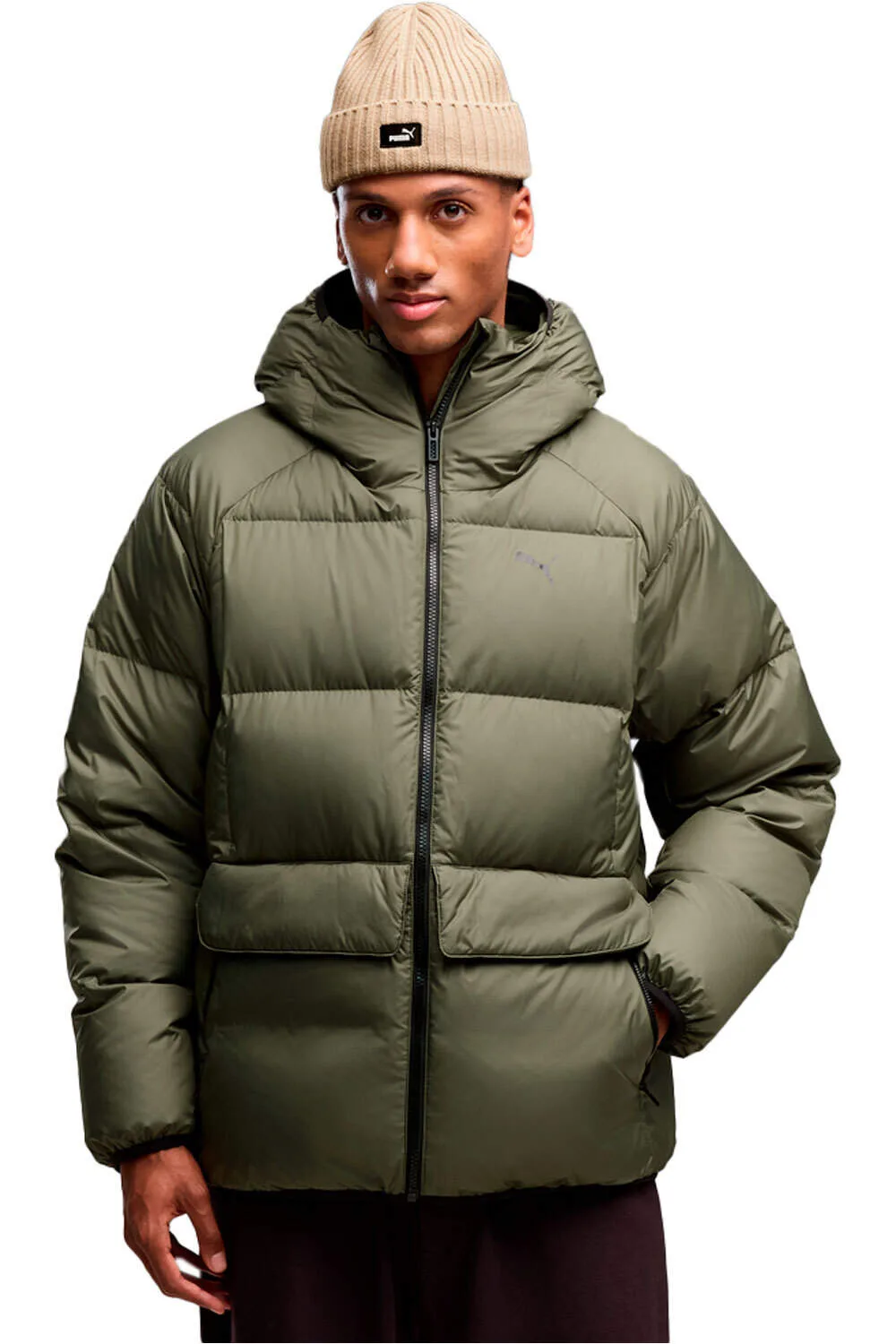 Hooded down puffer j chaquetas hombre Verde (M) - Puma - FashionsVida