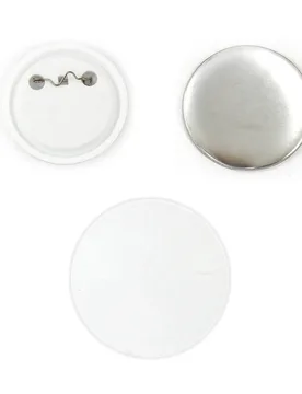 PixMax 58mm Badge Components 100 blanks in White - White - Size: One Size - MonsterShop - FashionsVida