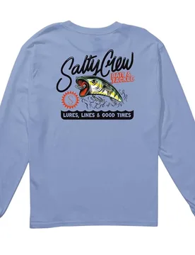 T-shirt à Manches Longues Castoff Premium Mrblu M - Salty Crew - FashionsVida