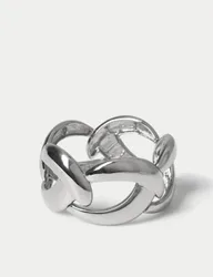 Entwined Stretch Bracelet Silver female
