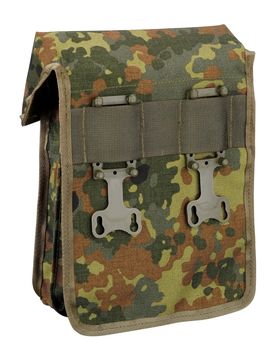 Kartenmeldetasche Pro Steckschnalle - Flecktarn Flecktarn adult