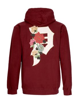 Felpa Cappuccio Uomo Santino Hoodie Burgundy