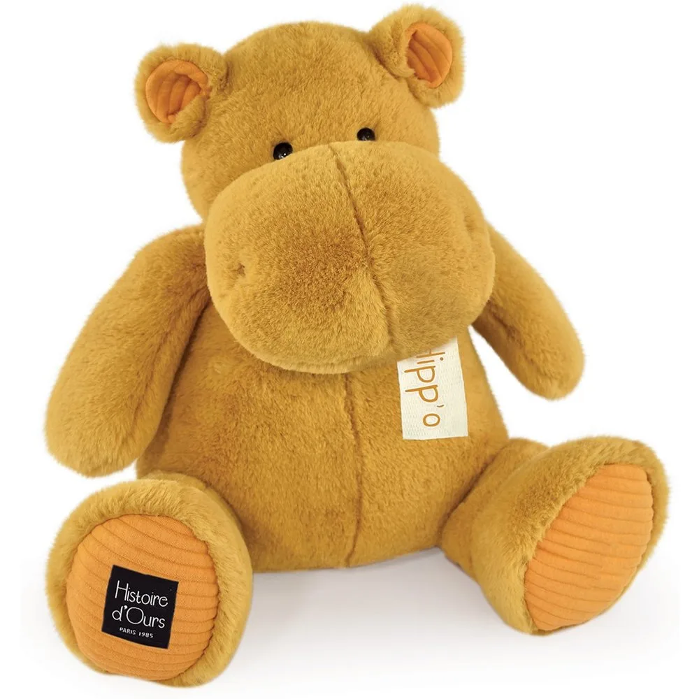 Hippo ocre 40 cm - Doudou et Compagnie - FashionsVida