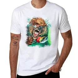 Grizzly bear T-Shirt funny t shirts cotton t shirt for man T-Shirt