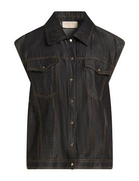 Jeanshemd Damen Schwarz 32,34,36,38,40 Damen