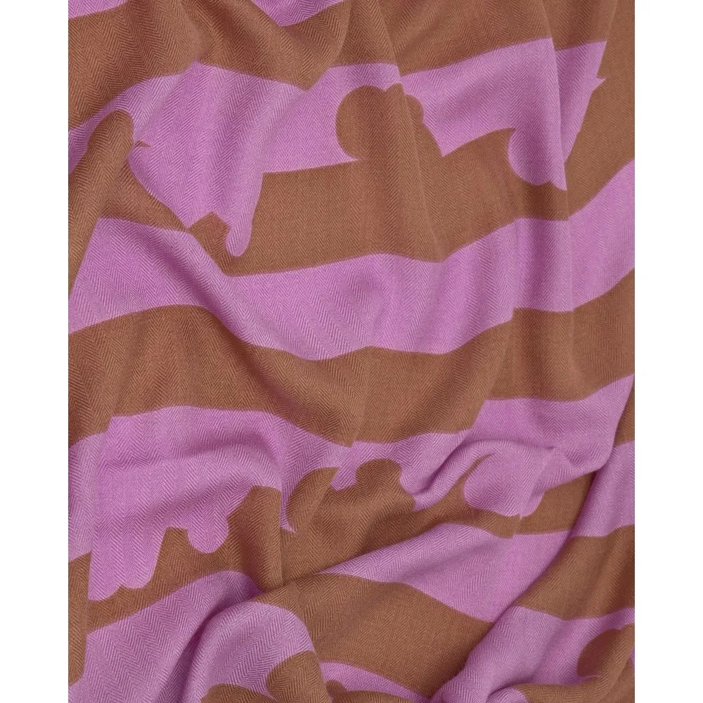 Pañuelo de mujer de seda bear stripes big - Tous - FashionsVida